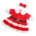 thumbnail image 2 of Christmas Santa Claus Porch Goose Outfit – Christmas Costume for Decorative Porch Goose, Holiday Dress-Up Clothes for 23" White Goose Statue, Festive Xmas Goose Clothes for Outdoor & Indoor Décor, 2 of 3