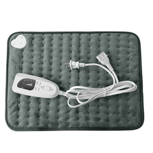 Billuyoard Almohadilla de calefacción cálida ajustable Control inteligente manta eléctrica impermeable calentamiento rápido cómodo calentador accesorio Suministros térmicos gris oscuro 4 Billuyoard HA073659-04