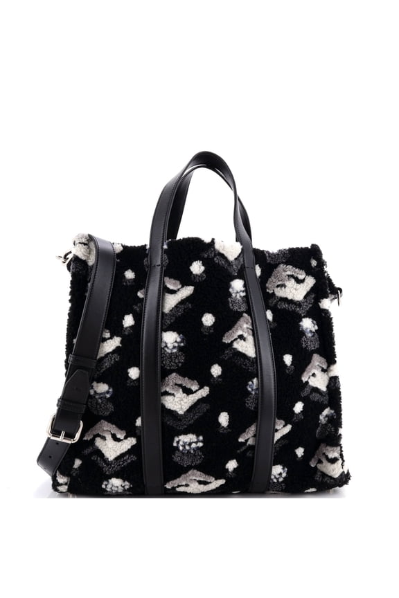 Pre-Owned Convertible Shopping Tote Printed Shearling Large By Rebag