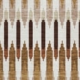 thumbnail image 4 of HomeRoots 668293 8 x 10 ft. Terra Cotta Ivory & Beige Southwestern Washable Machine Made Rectangle Area Rug with UV Protection, 4 of 9
