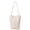white, variant on Genuine Leather Bucket Tote Bag, Women's Pebbled Shoulder Handbag Purse