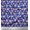 Blue, variant on Soimoi Cotton Duck Fabric Leaves & Dahlia Floral Printed Craft Fabric by the Yard 42 Inch Wide