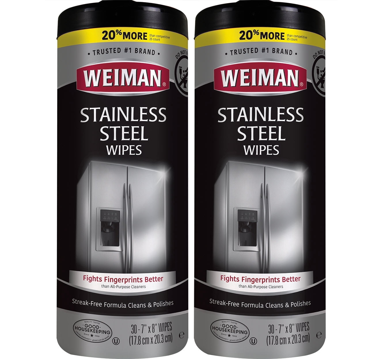 Weiman Stainless Steel Appliance Cleaning Wipes, 30 ct - Walmart.com