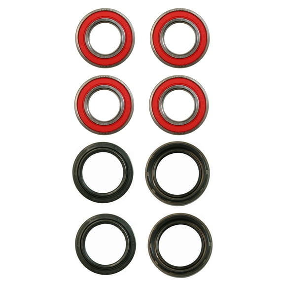 Factory Spec, (2)KIT-WB6, Both Front Wheel Bearing & Seal Kit for Suzuki Eiger 400, King Quad 400, Vinson SEE DESC.