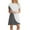 Dark Gray, variant on T-Shirt Dresses For Women Summer Dresses For Women 2024 Vacation Beach Dress Casual Simple T-Shirt Mini Dress Crewneck Short Sleeve Wedding Guest Dresses Club Dresses Sun Dresses Tunic Dress