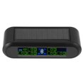 thumbnail image 1 of Qiilu Wireless Solar TPMS Tire Pressure Monitoring System LCD Monitor Alarm with 6 External Sensors, Car TMPS, Solar Powered TPMS, 1 of 8