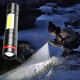 thumbnail image 3 of PRETXORVE Rechargeable LED Flashlight with Brightness up to 250,000 Lumens, Super Bright Flashlight with 5 Modes, COB Work Light, IPX6 Waterproof, and Strong Beam Handheld Flashlight, 3 of 7