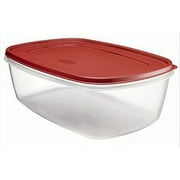 Rubbermaid Easy Find Lids Food Storage Container, 2.5 Gallon, Racer Red 1777164