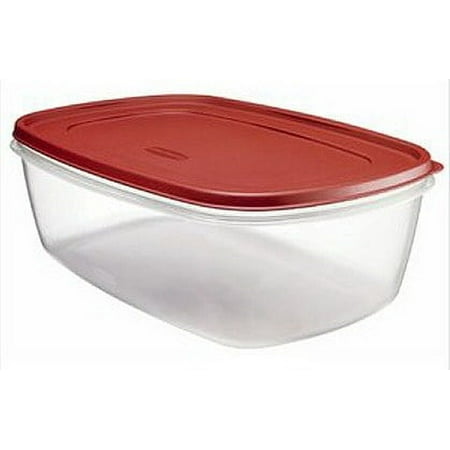 Rubbermaid Easy Find Lids Food Storage Container, 2.5 Gallon, Racer Red 1777164