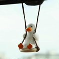 thumbnail image 2 of New Cute Yellow Duckling Car Pendant Vehicle Interior Decoration Birthday Gift - Car Charm, 2 of 5