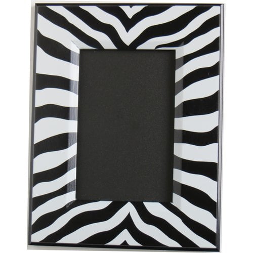 Presto Chango Decor Zebra Print Picture Frame Walmart Com Walmart Com