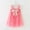 A Pink, variant on Lindreshi Baby Girl Clothes Toddler Kids Baby Girls Cute Summer Mesh Solid Color Flying Sleeve Suspenders Dress Skirt
