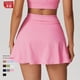 thumbnail image 4 of Minivestido de yoga de cintura alta de primavera y verano de Zhecre, minifalda transpirable para correr, fitness, tenis, falda deportiva antiexposición, 4 of 5