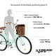 thumbnail image 4 of Bicicleta Urbana R26 Con Canasta Frenos De Pinza Marco De Acero Vintage Xtreme Life verde claro, 4 of 7