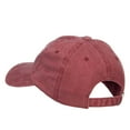 thumbnail image 3 of Peace with USA Flag Embroidered Unstructured Cap - Wine OSFM, 3 of 5