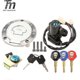 thumbnail image 1 of For Yamaha Yzf R1 2002-2003 2007-2010 R6 2004 2006-2013 Fjr1300 2001-2010 Ignition Switch Fuel Gas Cap Seat Lock Key Set, 1 of 5