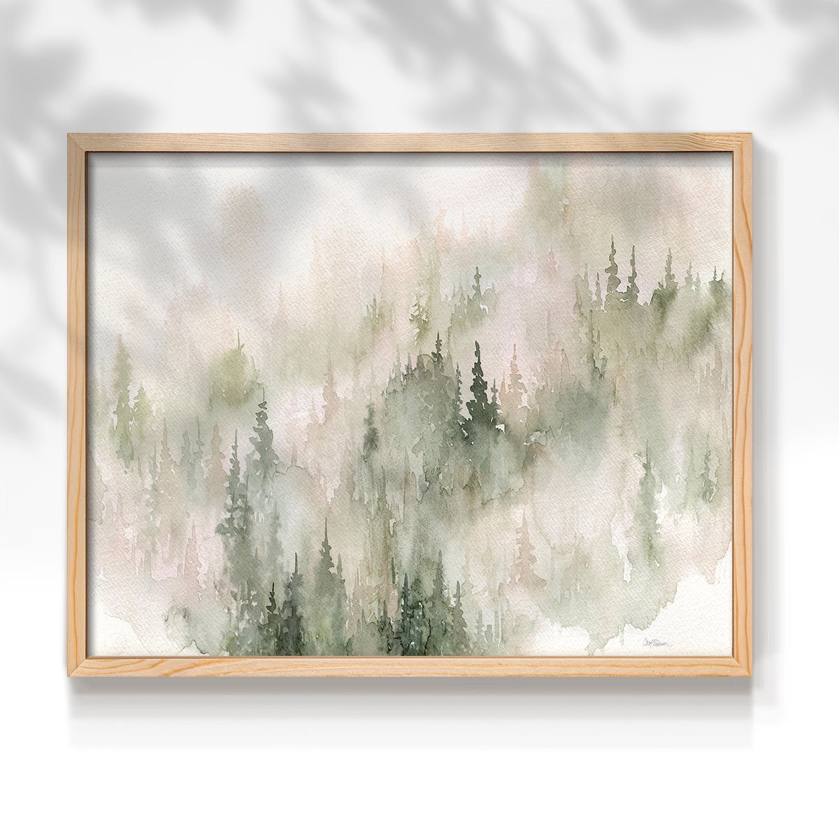 Misty Mountain Sides by Carol Robinson - Restickable Framed Giclée Print