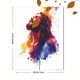 thumbnail image 3 of Qisvanset 12x16 Inch With Frame 2D Flat Wall Art Jesus Ascension Boho Minimalist Watercolor Wall Art, 3 of 8