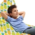 thumbnail image 1 of Pineapple Lounger Chair Bag, Fresh and Hawaiian Fruits in Shapes Organic Garden in Summer Season, High Capacity Storage with Handle Container, Lounger Size, Multicolor, by Ambesonne, 1 of 5