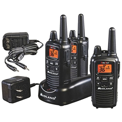 Midland LXT600 ExtendedRange Walkie Talkies, 3Pack