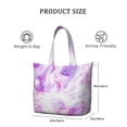 thumbnail image 4 of 22 Inch Oversized Travel Bag Lightweight Canvas Weekender Duffel with Multi Pockets, Animal Print, 4 of 5