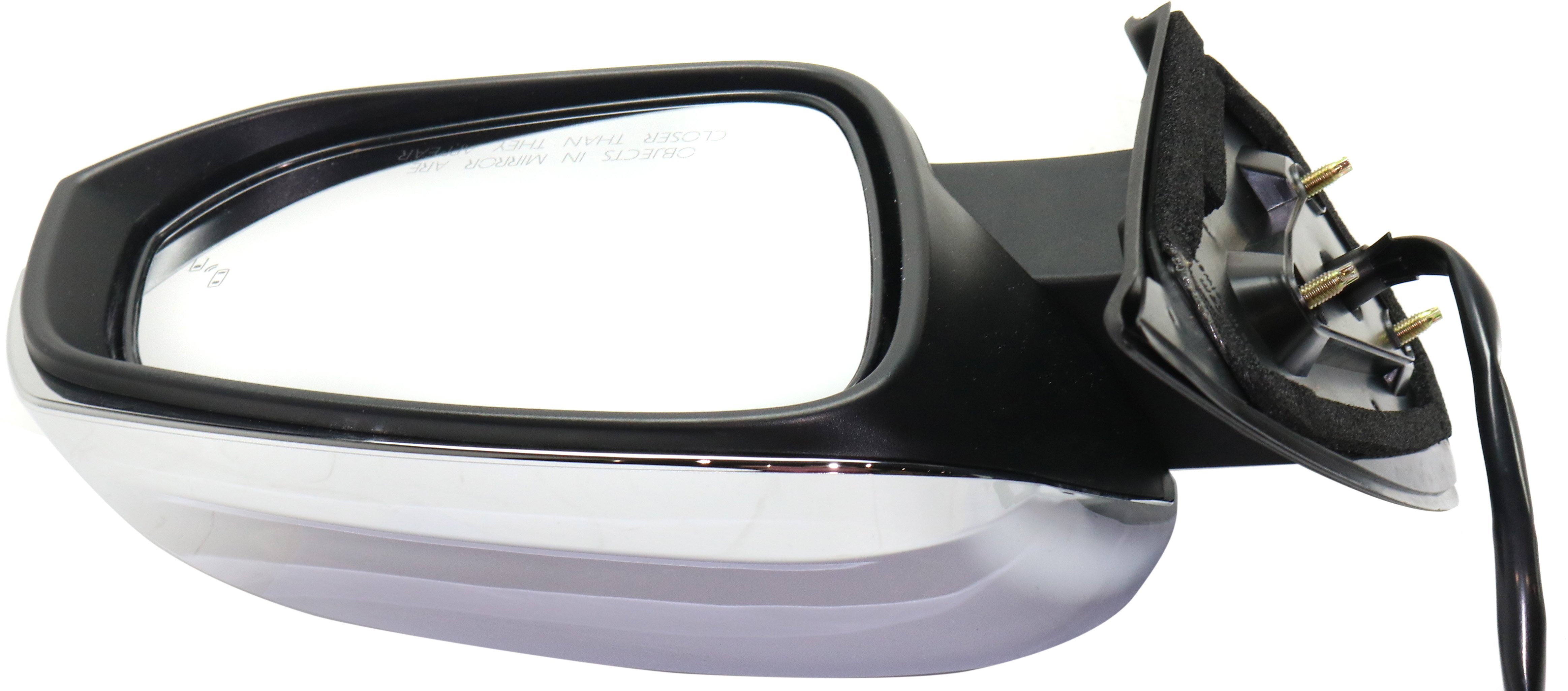 Mirror Compatible With 2016-2018 Toyota Tacoma Right Passenger Side Heated w/ Blind Spot Detection in Glass In-housing Signal Light Chrome Kool-Vue