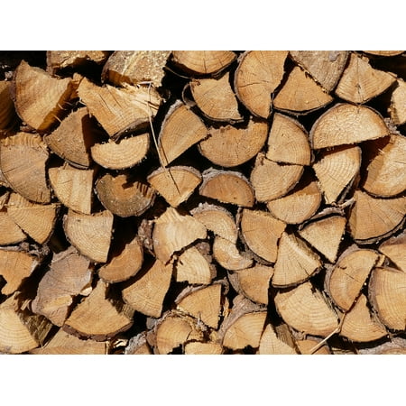 LAMINATED POSTER Barbecue Firewood Stack Fire Fireplace Wood Poster Print 24 x (Best Place To Stack Firewood)
