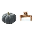 thumbnail image 1 of Cojín de sofá con forma de calabaza de Halloween y soporte creativo para toallas de papel higiénico con forma de búho, organizador de dibujos animados, 1 of 8