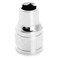 thumbnail image 2 of Performance Tool Socket W38010 3/8 Inch Drive; 5/16 Inch; Standard; 6 Point; Polished Nickel Chrome Plated; Vanadium Alloy Steel; Single, 2 of 4