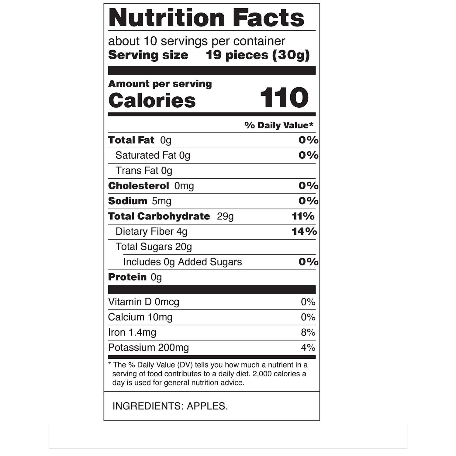 Martin's Crispy Apple Chips, 10.6 Ounce