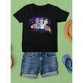 thumbnail image 3 of Kids And Alien On A Rocket T-Shirt Juniors -Image by Shutterstock,  x-Small, 3 of 4