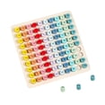 thumbnail image 1 of Madera,Juego de mesa de multiplicación Montessori,Juego de mesa educativo de matemáticas,Manipulantes de matemáticas Montessori para niños, 1 of 9