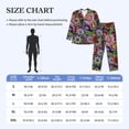 thumbnail image 4 of Balery Vintage Floral Pijama para Hombre de Dos Piezas con Manga Larga, Conjunto de Dormir y Descanso Suave con Bolsillos-X-Large, 4 of 7