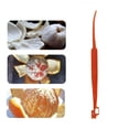 thumbnail image 4 of Orange Peeler Tool Plastic Citrus Peeler ABS Easy Open Lemon Remover Kitchen Gadget 1 Pack Green, 4 of 7