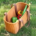 thumbnail image 6 of Portable Vegetable Basket Picnic Basket Woven Baskets, 6 of 10