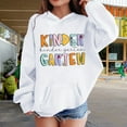 thumbnail image 2 of Mercatoo Kids Pullover Hoodie Cute Letter Graphic Preppy Sweatshirts with Pockets Girls Oversized Long Sleeve Hooded Clothes, 2 of 7