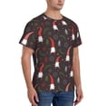 thumbnail image 2 of Qekee Cute Christmas Gnomes Classic Fit T-Shirt Men's Shirt Men's Tight Short Sleeves for Exercise, Running, Mountaineering - Cute Christmas Gnomes, 2 of 9