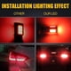 thumbnail image 5 of 10 Pieces 1157 BAY15D LED Bulbs for Auto Brake Lights Turn Signals Stop Rear Turn Lamp,Red, 5 of 5