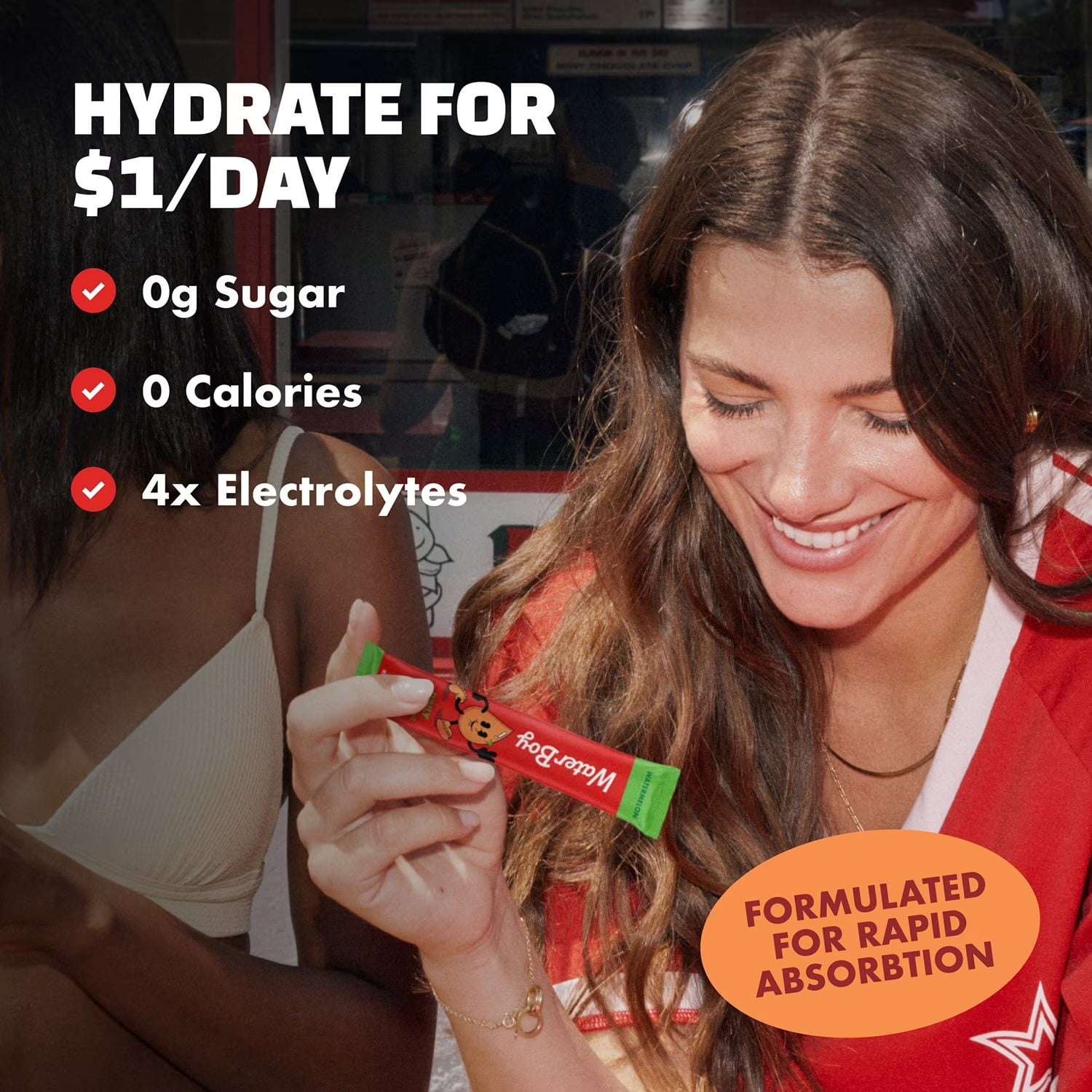Waterboy Sugar-Free Electrolyte Drink Mix Variety Pack – Daily Hydration, 30 ct | Zero Sugar, Keto & Vegan Friendly | High Electrolytes