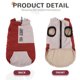 thumbnail image 4 of Abrigo para perros, ropa de invierno gruesa, cálida e impermeable para mascotas, con cremallera roja, 4 of 5