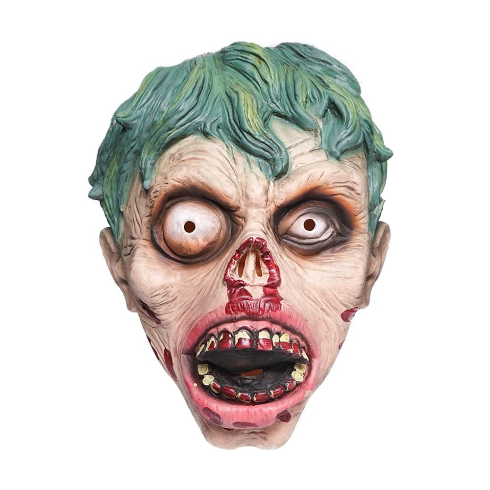 WWZ Scream Zombie Full Head Latex Mask Adult One Size Only 
