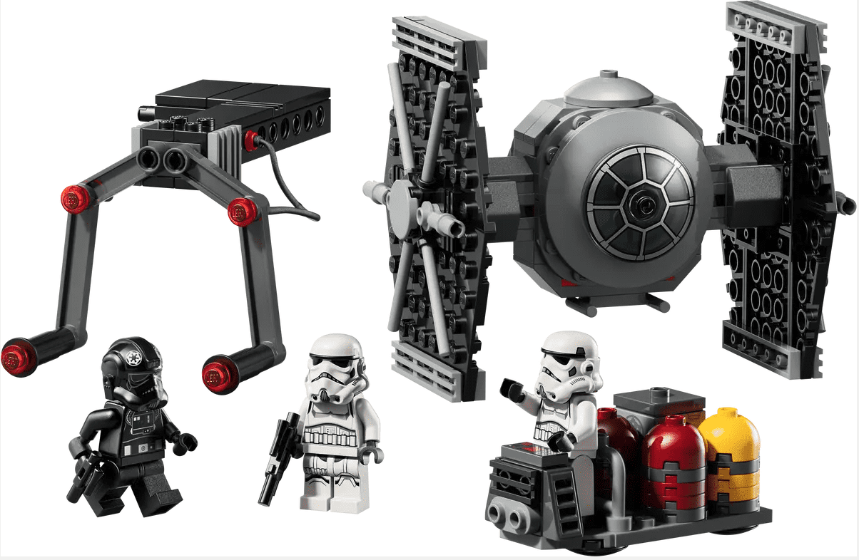 LEGO 40771 Star Wars TIE Fighter with Imperial Hangar Rack