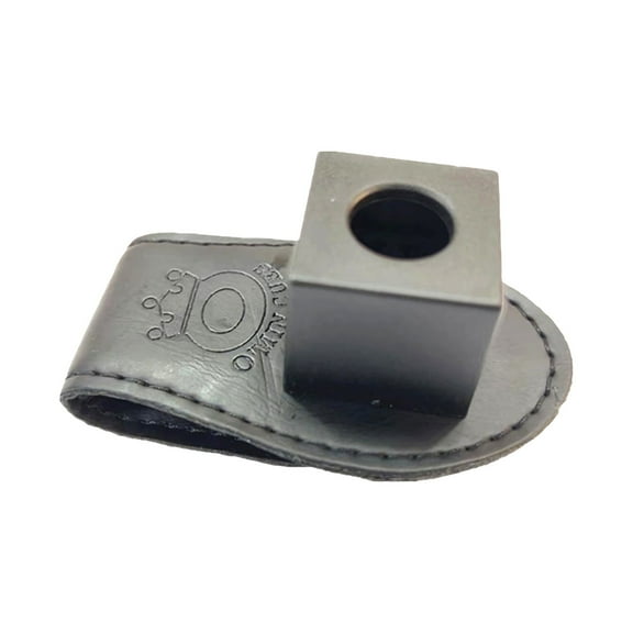 Pebbuoy Universal Portable Billiard Chalk Holder Wear Resistant Simple Installation Compact Size Magnetic Belt Clip Chalk Holder