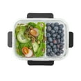 thumbnail image 2 of JoyJolt 2-Sectional Food Prep Storage Containers - Set of 5 - Black, 2 of 11