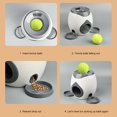 thumbnail image 2 of Automatic Pet Feeder Space Saving Indoor Training Toy For Indoor Outdoor Light Gray, 2 of 6