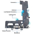 thumbnail image 2 of Conector Dock MMOBIEL Compatible con iPhone 7 Plus 2016 Cable Flex de Puerto de Carga Negro, 2 of 3