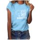 thumbnail image 2 of Fiudx Ofertas Flash Del Día Solo En Línea Camiseta Escolar para Mujer, Camiseta de Profesora de 100 Días, Camiseta Feliz de 100 Días, Impresión de Letras, Enseñanza, Manga Corta, 2 of 4