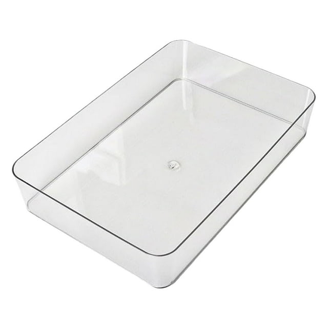 Clear Plastic Drawer Organizers Set Versatile Bathroom And Vanity Drawer Organizer Trays Storage For Makeup Bedroom Kitchen Gadgets Utensils And Off Ice