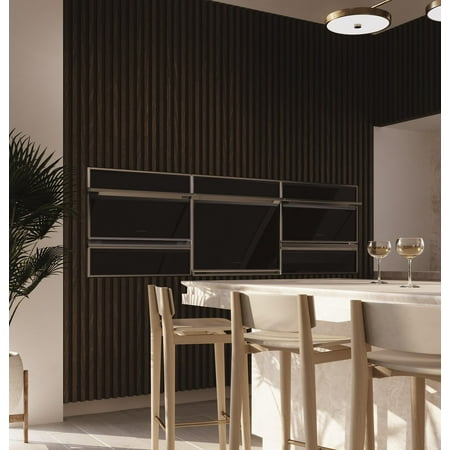 Monogram - Minimalist 30" Built-In Single Electric Convection Wall Oven with Steam Cooking - Stainless steel