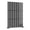 brick style, variant on Studyset Modern Black Metal Privacy Screen for Patio, Balcony, Deck & Garden – Freestanding Rustproof Galvanized Steel Outdoor Decorative Room Divider Fence, Dancing Leaves Style – 47*72 inches 10